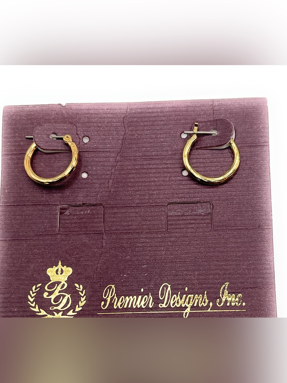 Baby Cakes Retired Premier Designs Earrings - gold